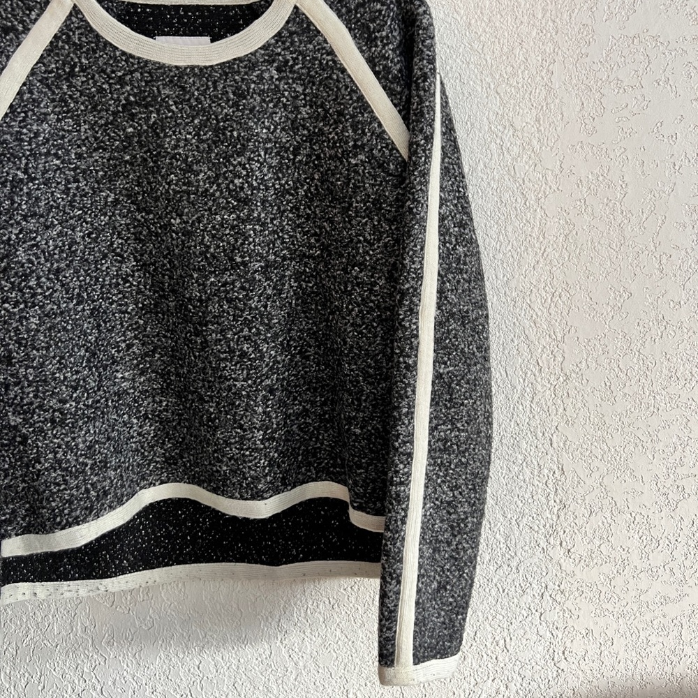 Black and White Anthropologie Sweater Boxy Fit